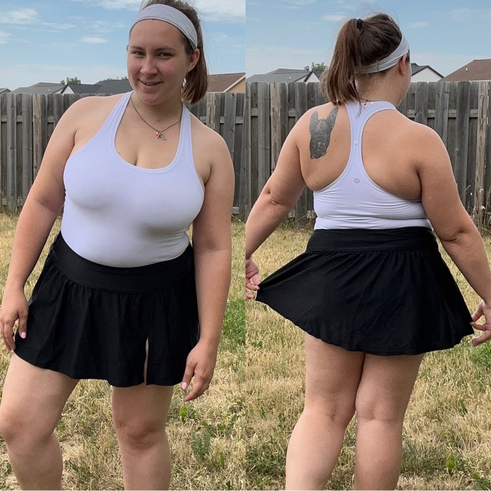 Beach Native | Black Tummy Control Swim Skirt | Size 18W - Picture 3 of 14